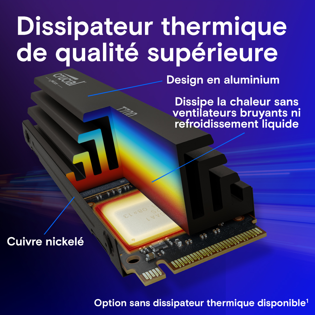 Crucial T700 4TB PCIe Gen5 NVMe M.2 SSD | CT4000T700SSD3 | Crucial FR Crucial T700 4TB PCIe Gen5 NVMe M.2 SSD | CT4000T700SSD3 | Crucial FR