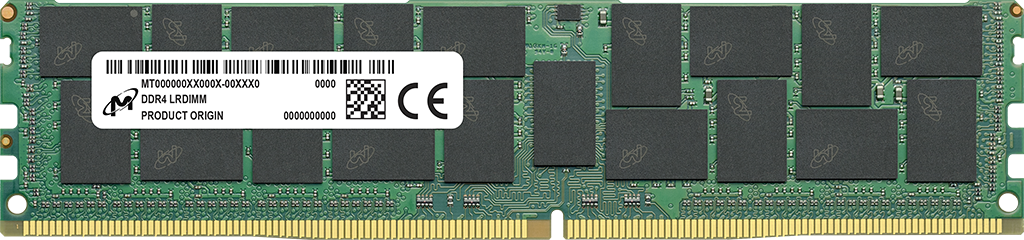 Micron 64GB DDR4-3200 LRDIMM 4Rx4 CL22 | MTA72ASS8G72LZ