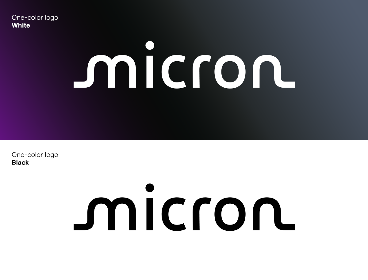 One color logo