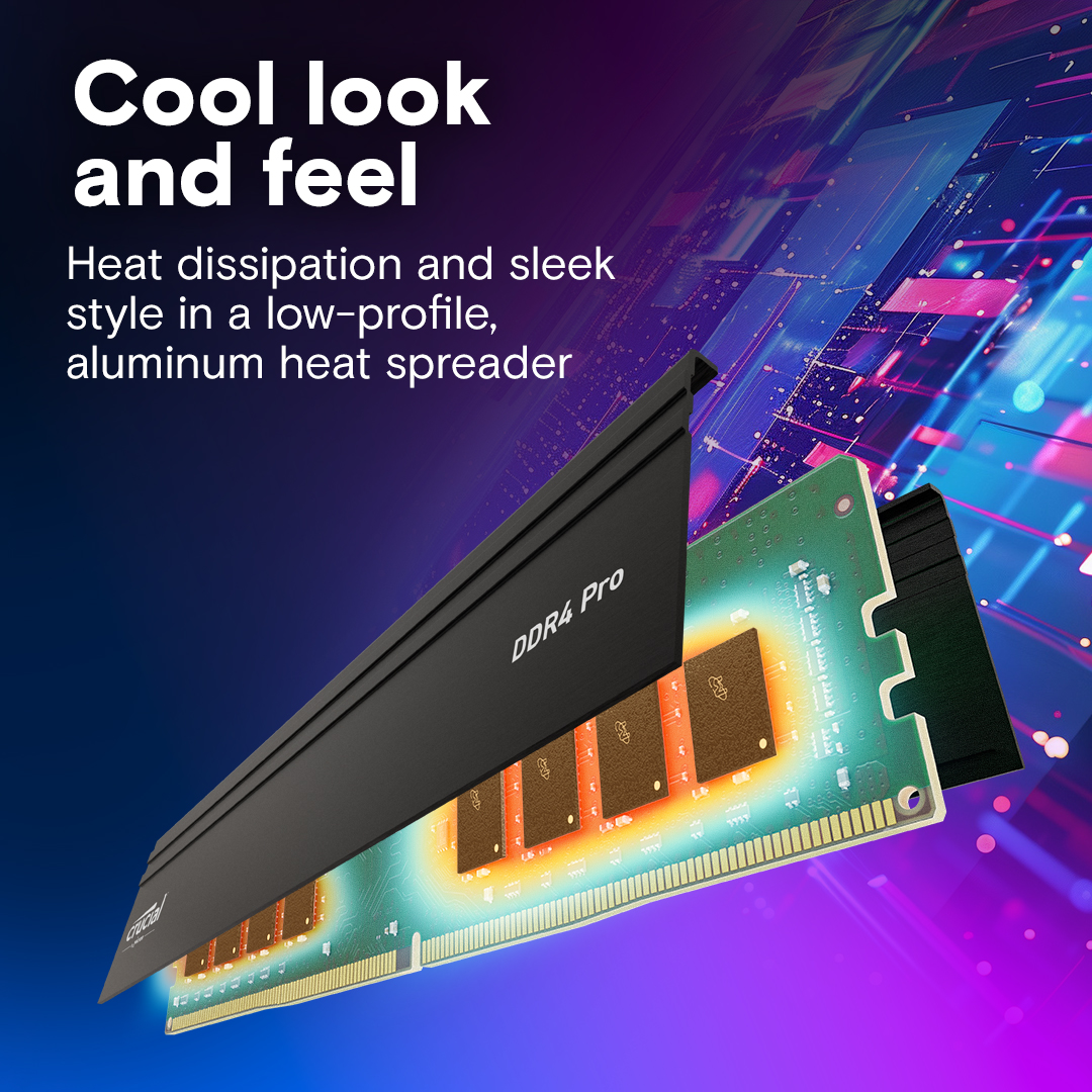Crucial Pro 32GB Kit (16GBx2) DDR4-3200 UDIMM- view 5