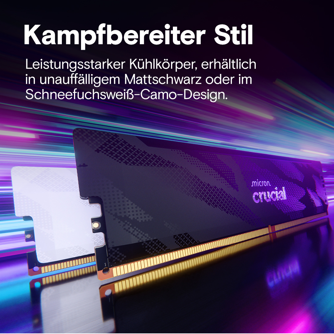 Crucial Pro DDR5-6400 CL32 32GB Kit (16GBx2) UDIMM: OC Gaming