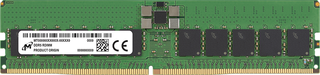 Micron 48GB DDR5-5600 RDIMM 2Rx8 CL46 | MTC20F208XS1RC56BR