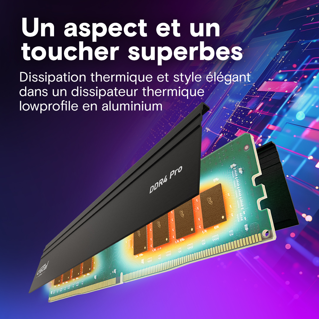 [未使用]Crucial DDR4-3200 Pro 32GBX2枚 64GB Crucial Pro 64GB Kit (32GBx2) DDR4-3200 UDIMM | CP2K32G4DFRA32A