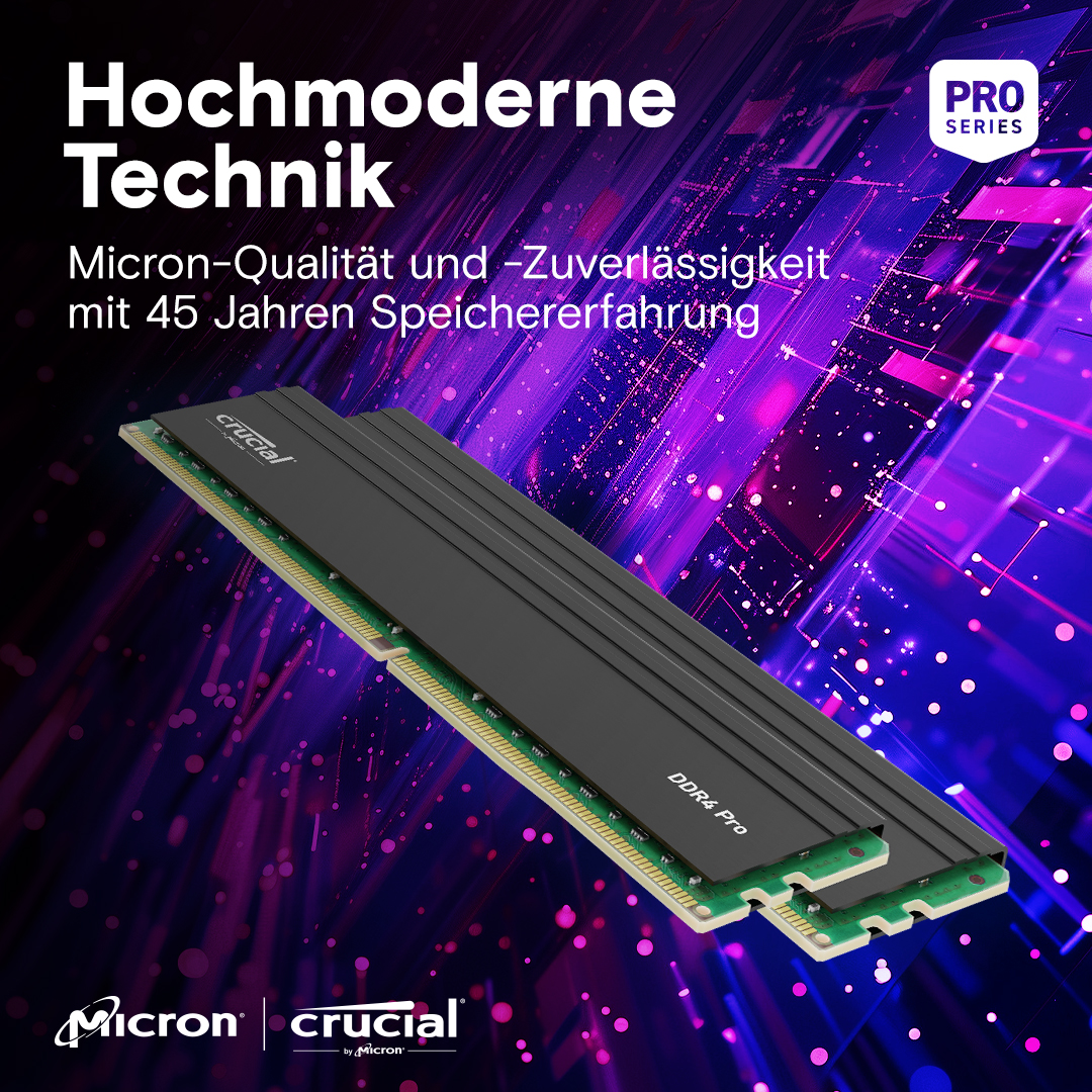 メモリー crucial DDR4 Pro 64GB (2x32GB) 3200MHz Crucial 64GB (2x32GB) 3200MHz CL22 Pro - Pamięci RAM DDR4