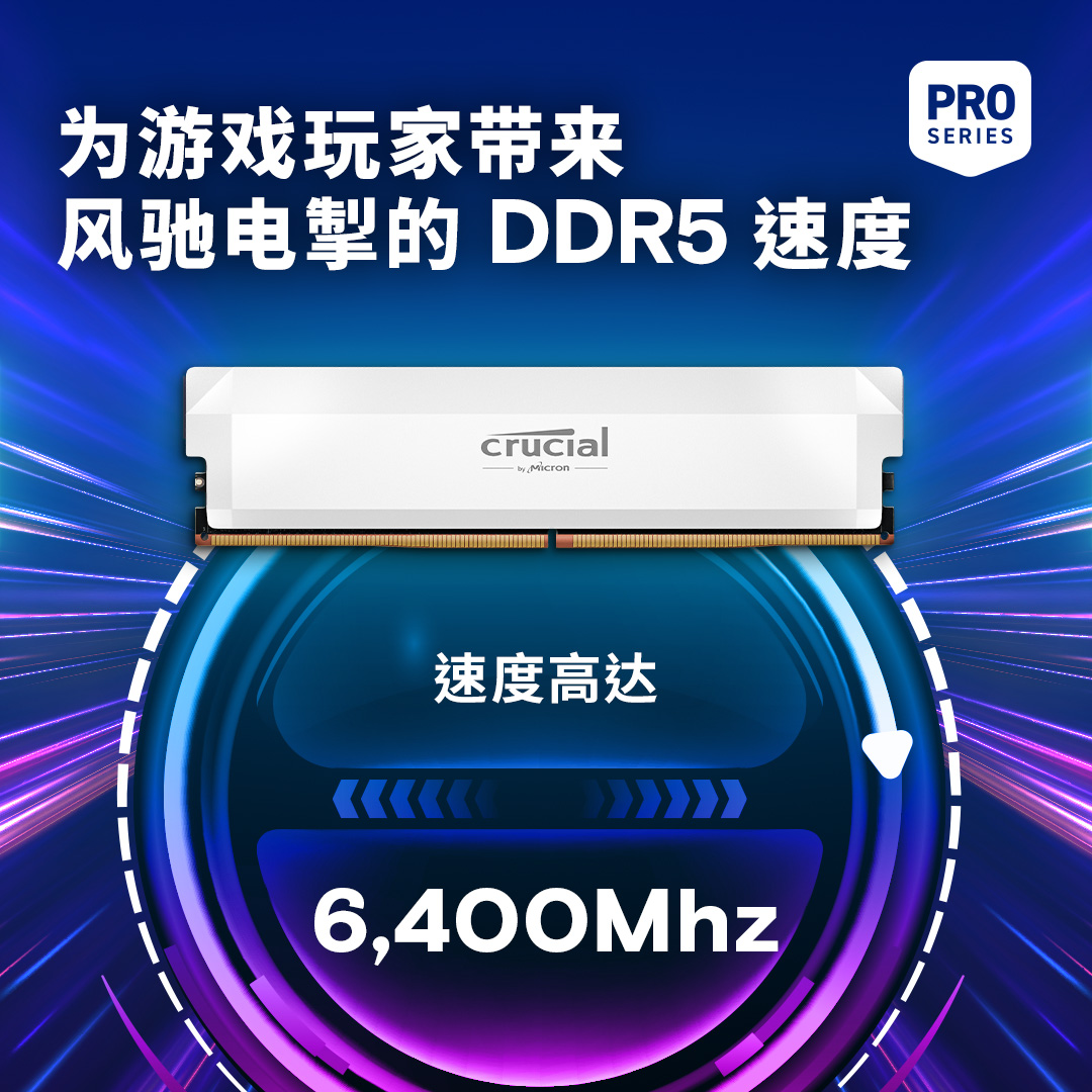 Crucial Pro DDR5-6000 32GB Kit (16GBx2) UDIMM: OC Gaming