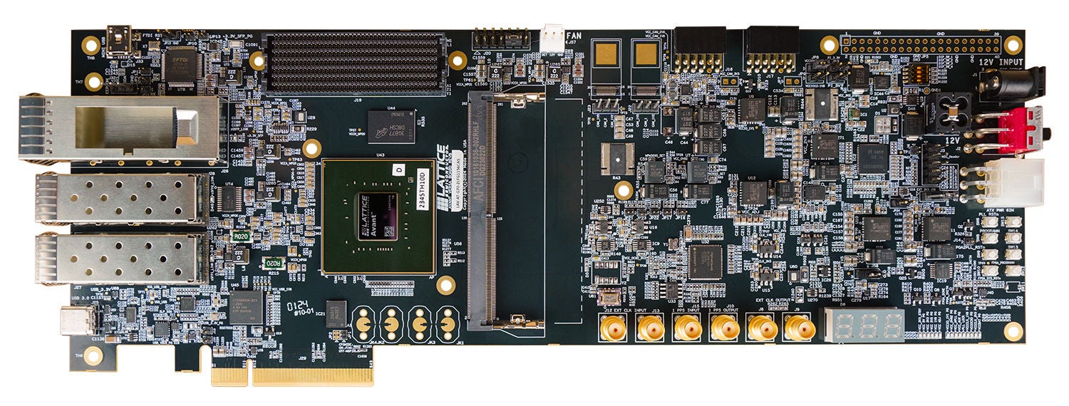 Lattice Avant-G Versa with Micron LPDDR4 