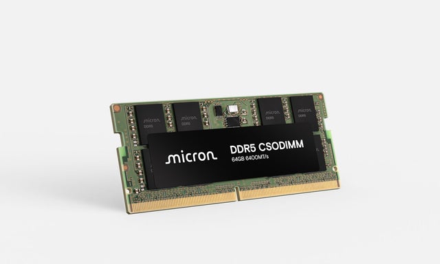 美光 DDR5 SODIMM 模块