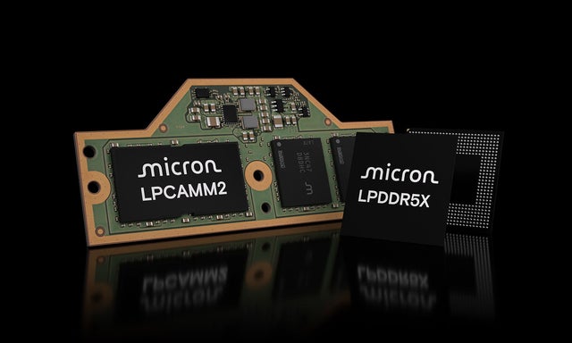 Micron LPDDR5X and LPCAMM2 devices