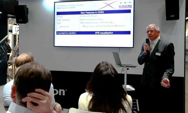 Man presenting in a conference room