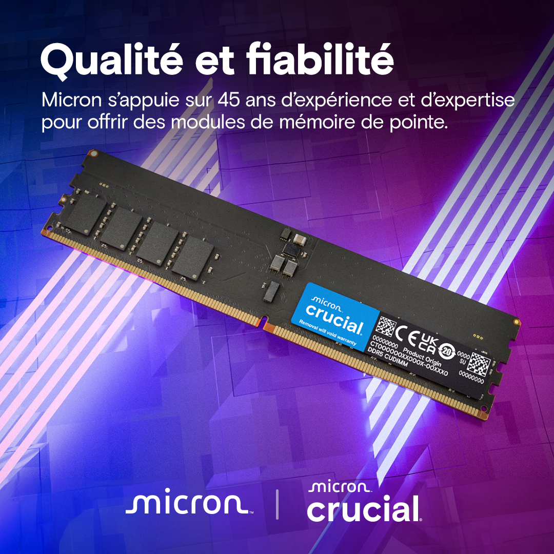 Crucial 16GB DDR5-6400 CUDIMM | CT16G64C52CU5 | Crucial.com Crucial 16GB DDR5-6400 CUDIMM | CT16G64C52CU5 | Crucial.com