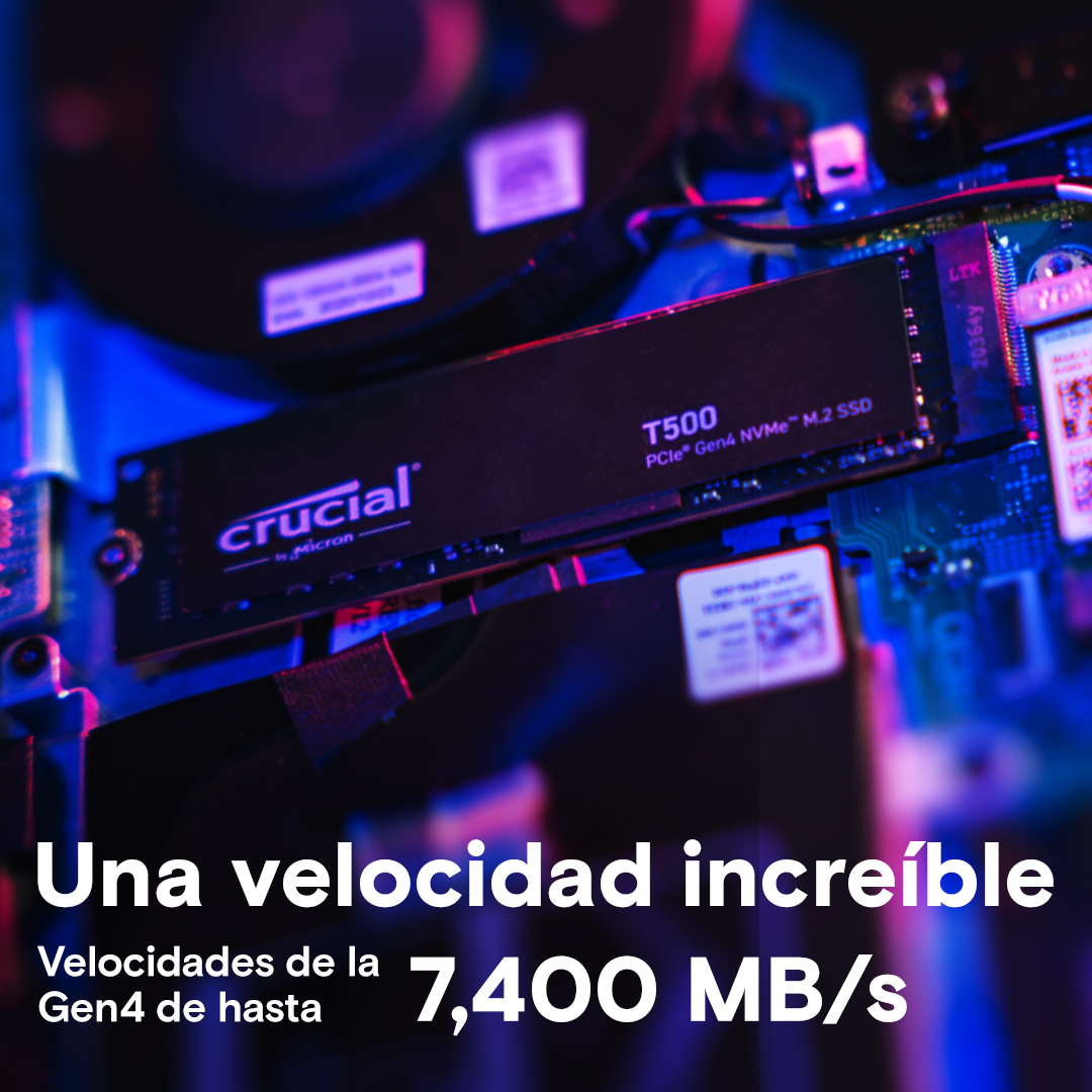 Crucial T500 2TB PCIe Gen4 NVMe M.2 SSD