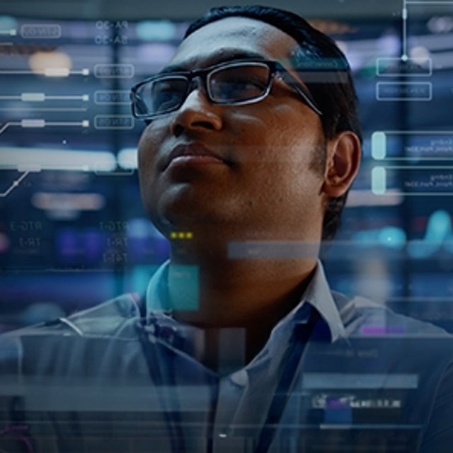 Autobahnbeleuchtung bei Nacht 