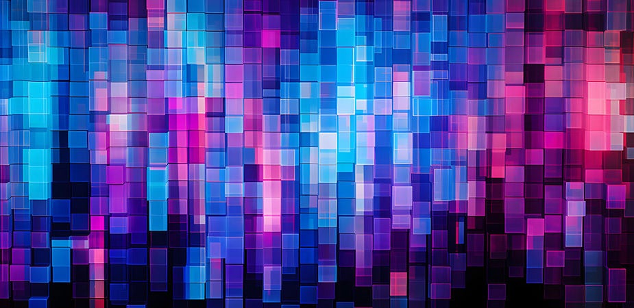 Abstract cube lights