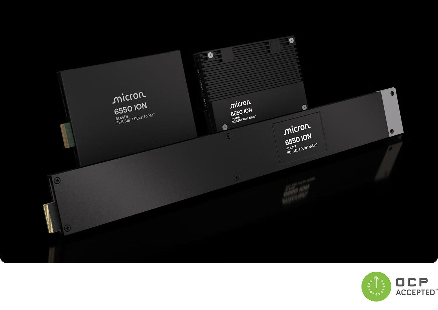 Micron 6550 ION NVMe SSD product family